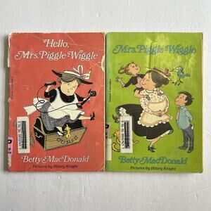 Hello Mrs Piggle Wiggle by Betty MacDonald 1987 Scholastic Set of 2 Paperback